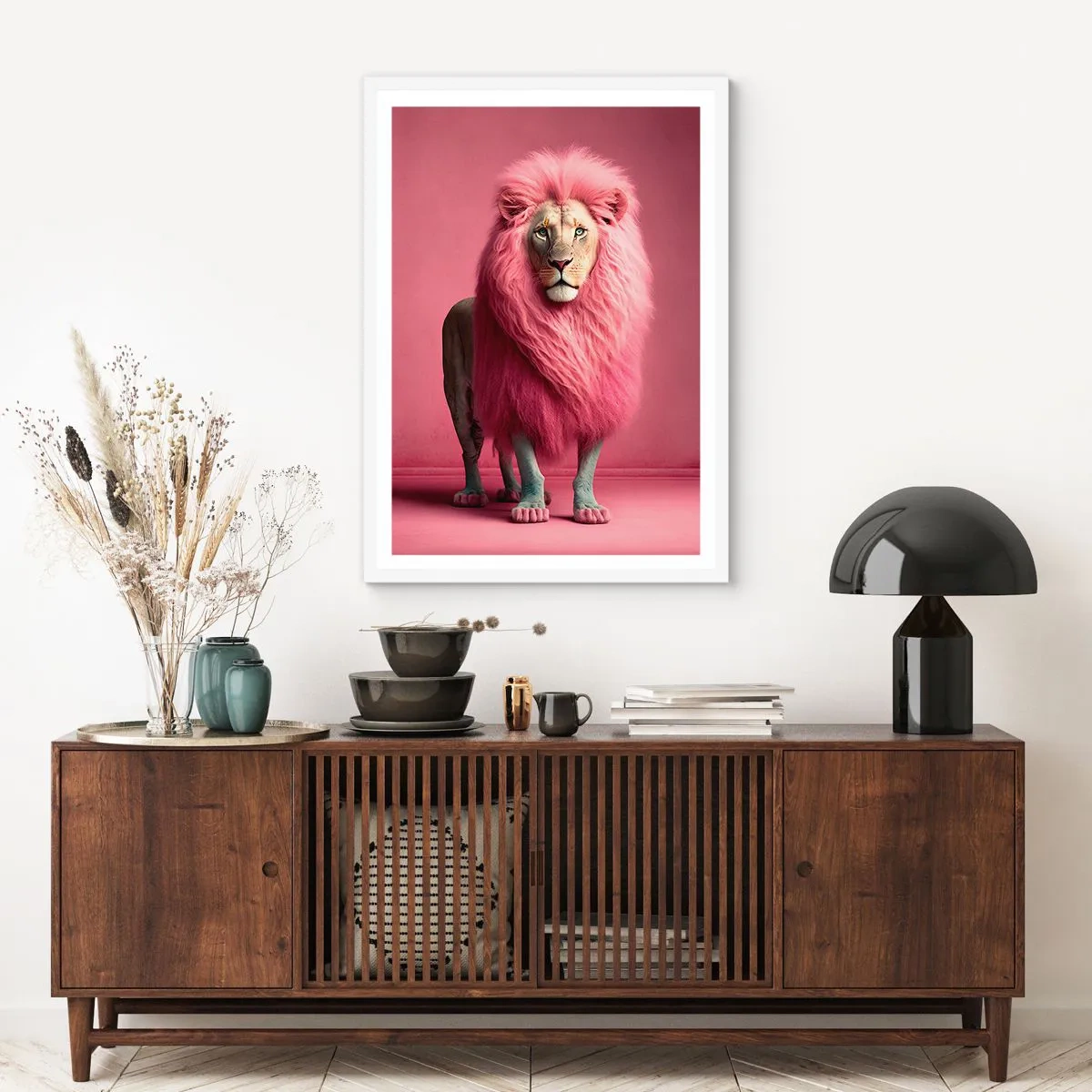 Poster in einem weißen Rahmen - Und du hast keine Angst mehr - 50x70 cm