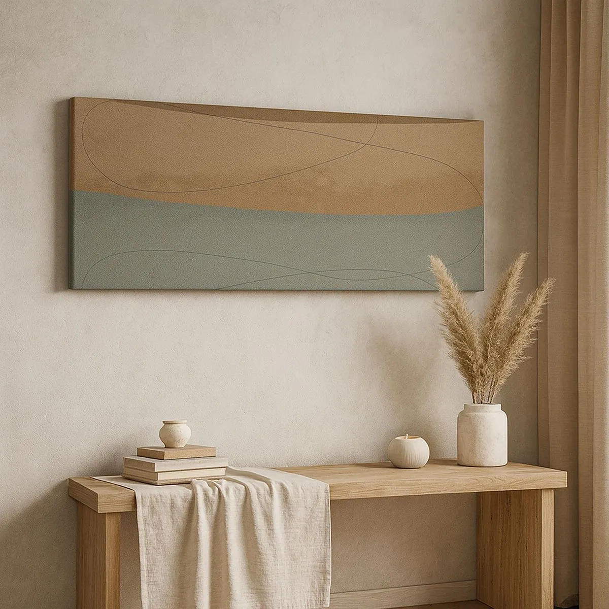 Bild auf Leinwand - Leinwandbild - Horizontale Komposition - 100x40 cm