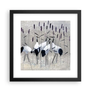 Poster in einem schwarzem Rahmen - Unter ihren eigenen - 30x30 cm