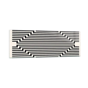Glasbild - Bild auf glas - Geometrische Illusion - 90x30 cm