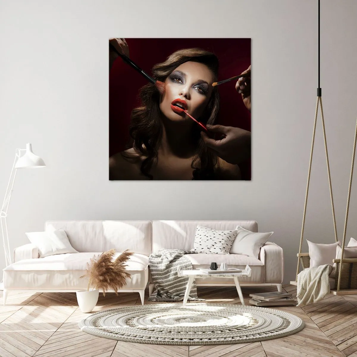 Bild auf Leinwand - Leinwandbild - Verträumt schön - 60x60 cm