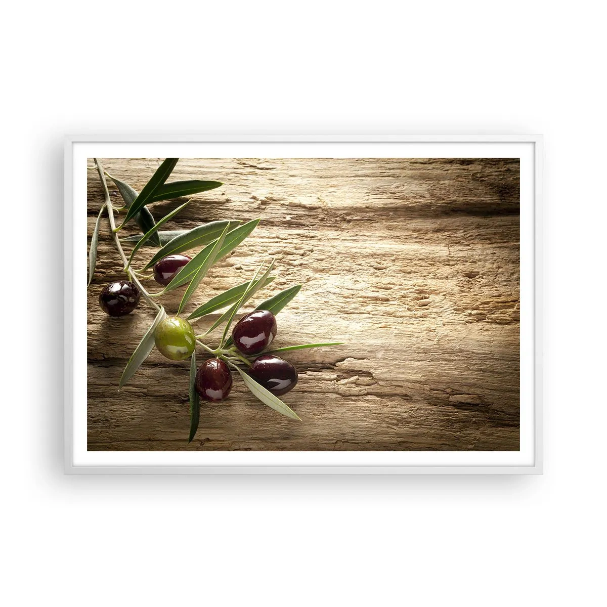 Poster in einem weißen Rahmen - Direkt aus der Natur - 100x70 cm
