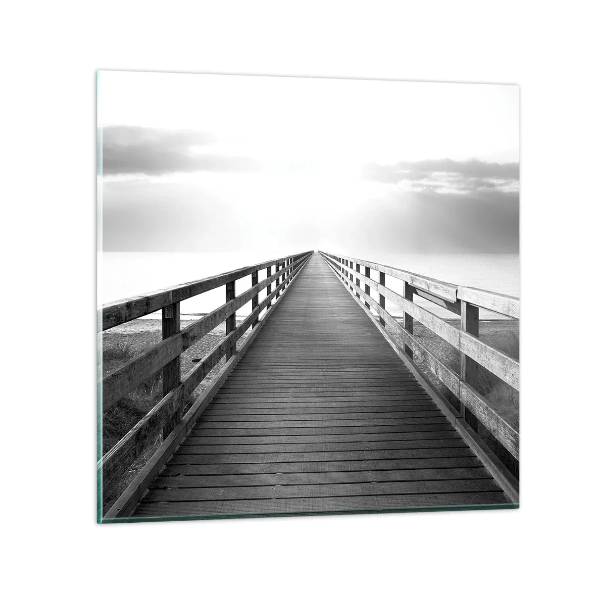 Glasbild - Bild auf glas - In die Ferne ... - 50x50 cm