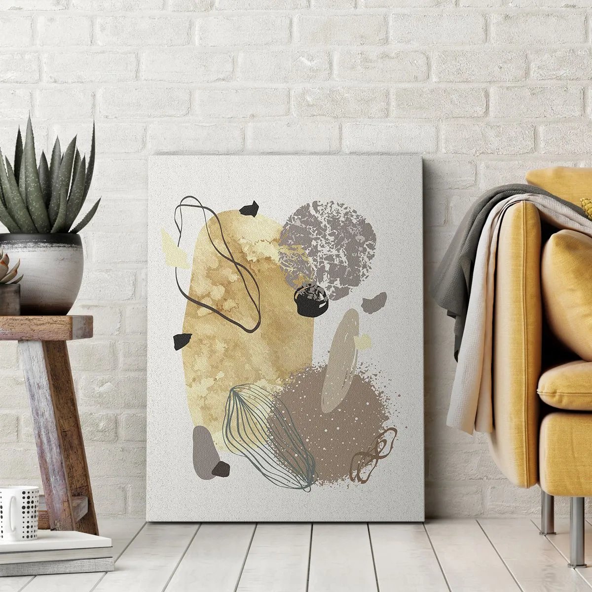 Bild auf Leinwand - Leinwandbild - Angewandte Plumkologie - 55x100 cm