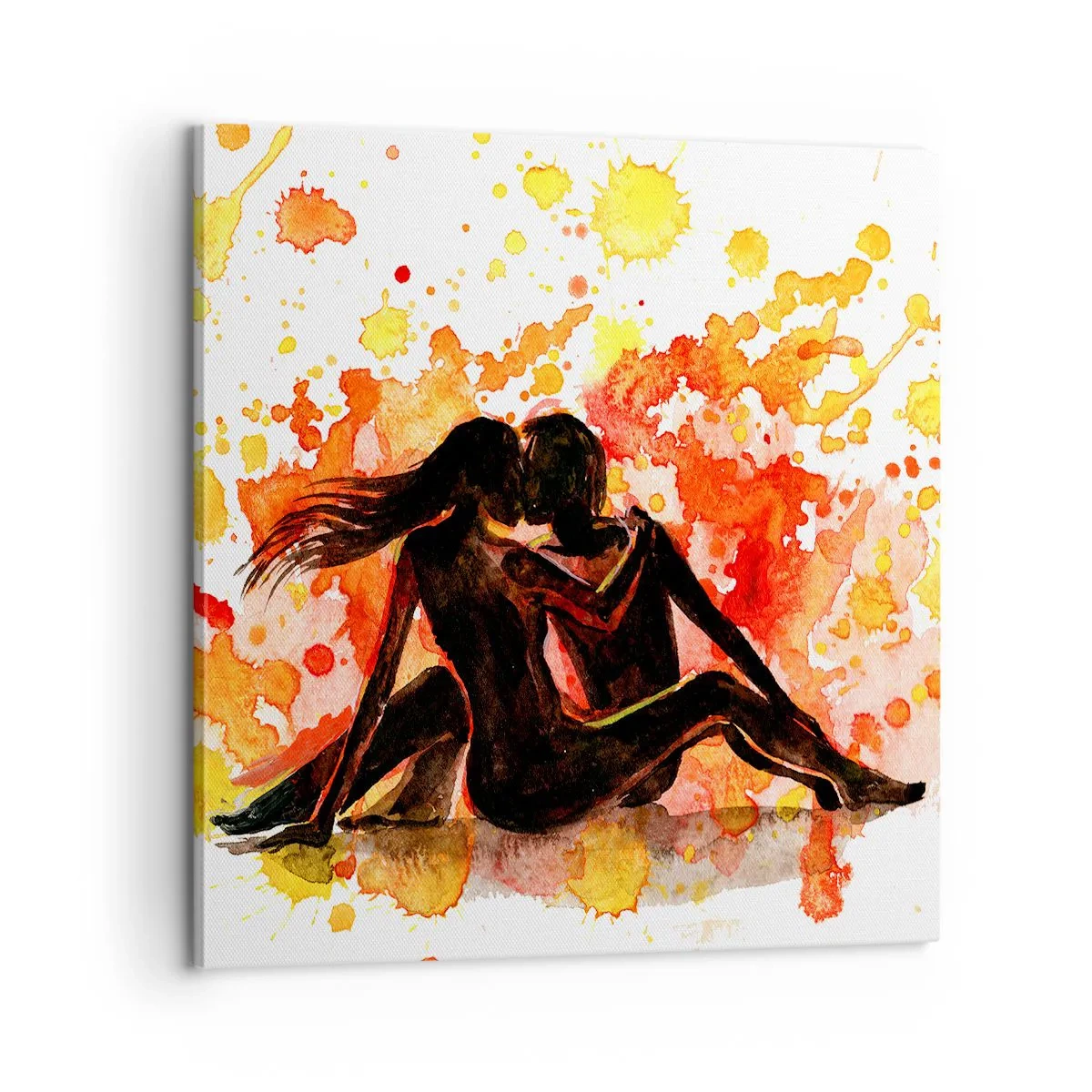 Bild auf Leinwand - Leinwandbild - Und es war Licht - 60x60 cm