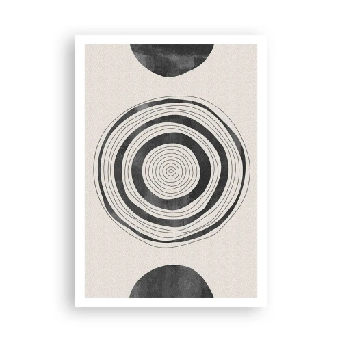 Poster - Wichtig ist, was dazwischen liegt - 70x100 cm