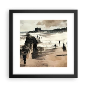 Poster in einem schwarzem Rahmen - Einberufen - 30x30 cm