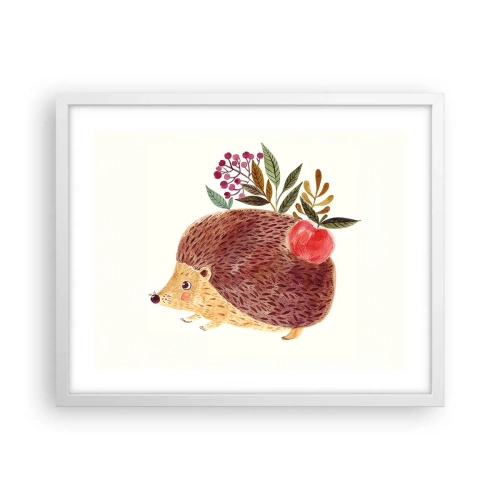 Poster in einem weißen Rahmen - Und dann magst du mich schon - 50x40 cm