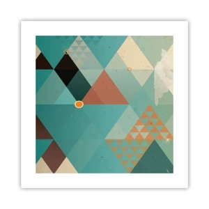 Poster - Einheit der Vielheit, Vielheit der Einheit - 40x40 cm