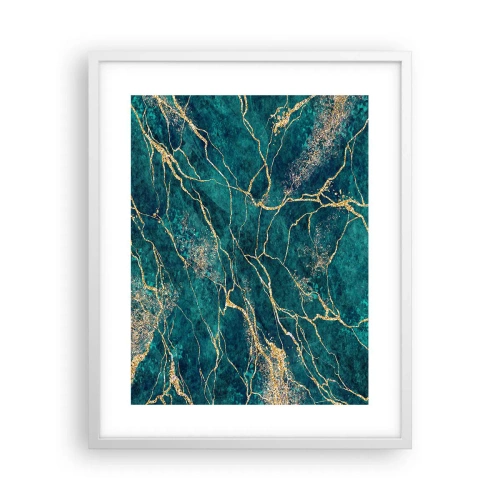 Poster in einem weißen Rahmen - Goldmine - 40x50 cm