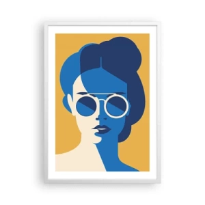 Poster in einem weißen Rahmen - Urlaubslook - 50x70 cm