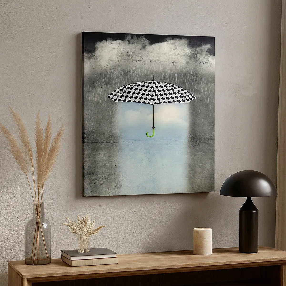 Bild auf Leinwand - Leinwandbild - Aber möglich - 30x30 cm