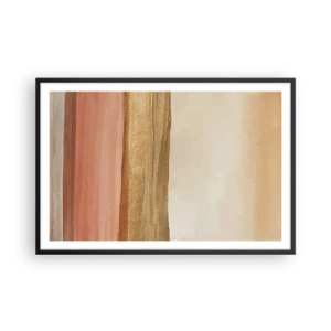Poster in einem schwarzem Rahmen - Vertikale Komposition - 91x61 cm