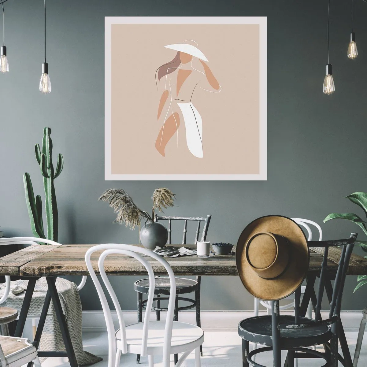 Poster - Mode macht Spaß - 60x60 cm