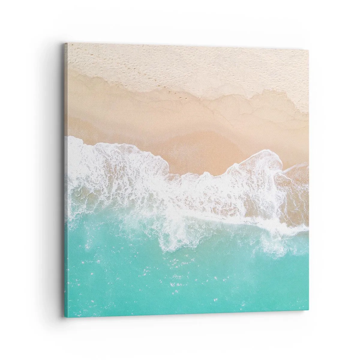 Bild auf Leinwand - Leinwandbild - Eine streichelnde Berührung - 70x70 cm