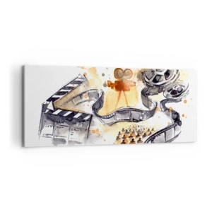 Bild auf Leinwand - Leinwandbild - Im Land der Träume - 100x40 cm