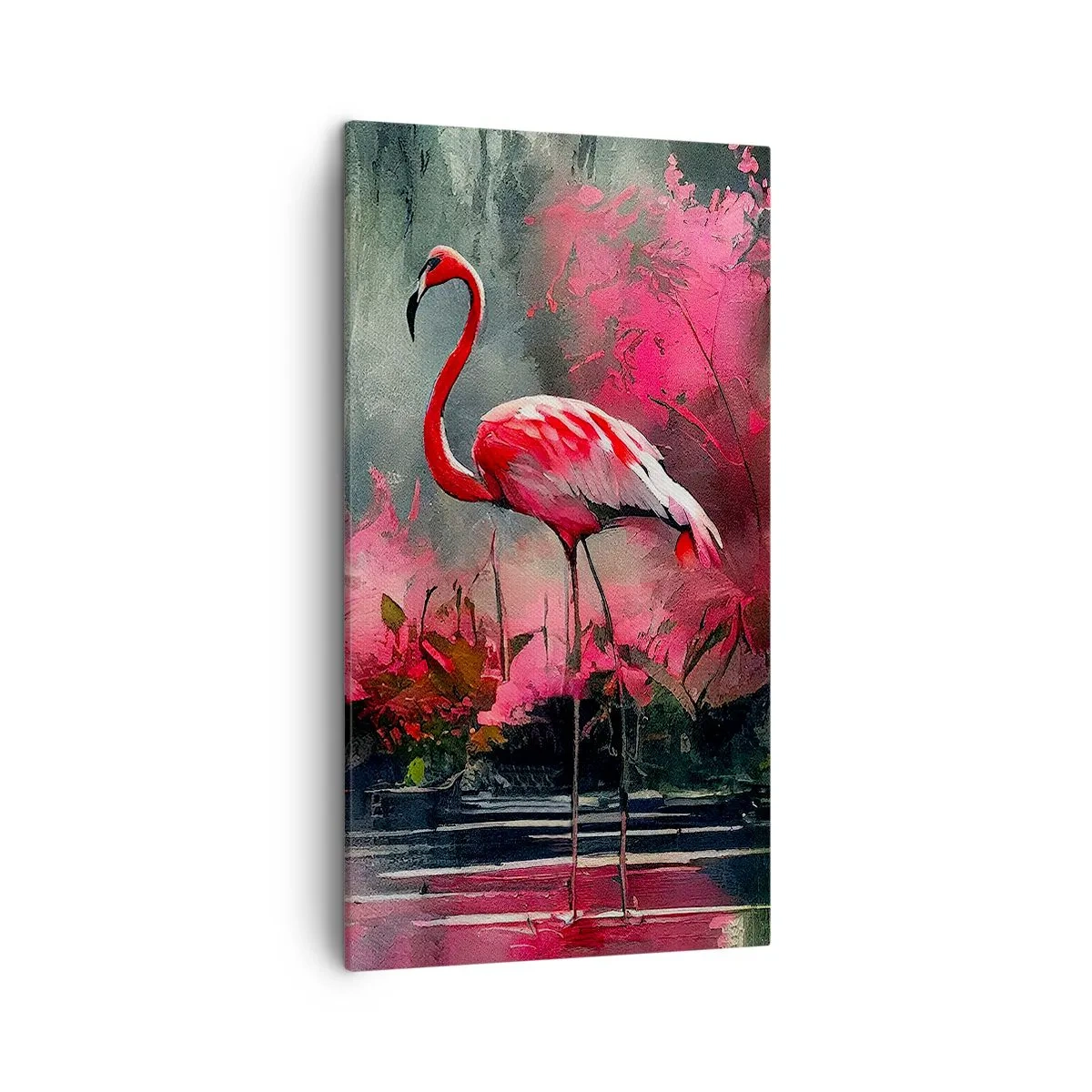 Bild auf Leinwand - Leinwandbild - Lektion in natürlicher Anmut - 45x80 cm