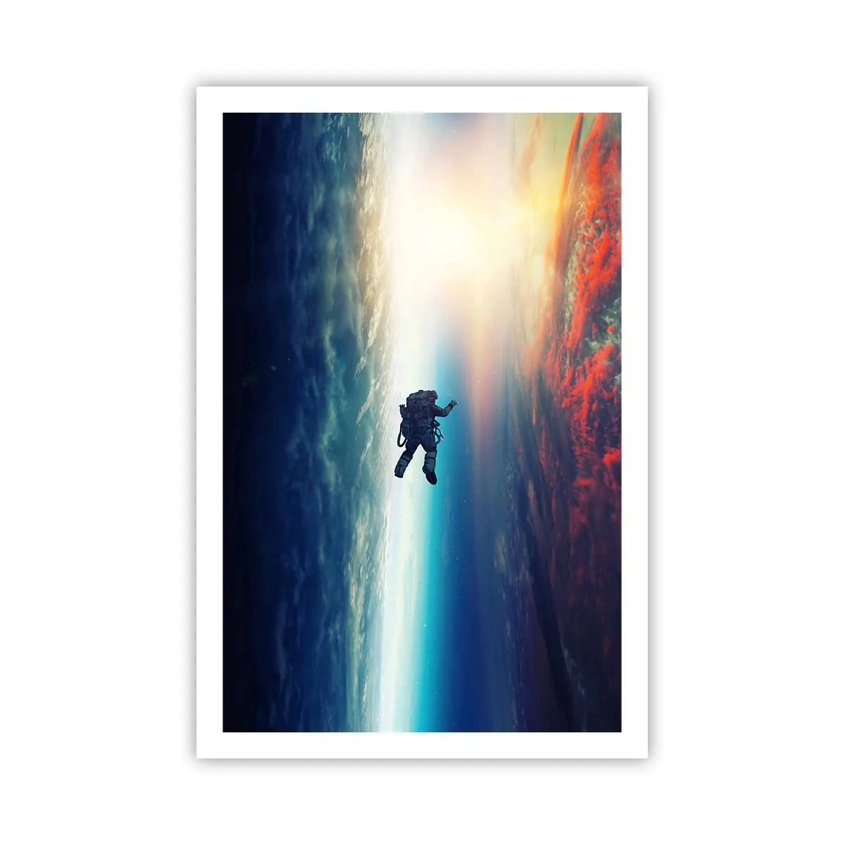 Poster - Sich dem Universum stellen - 61x91 cm