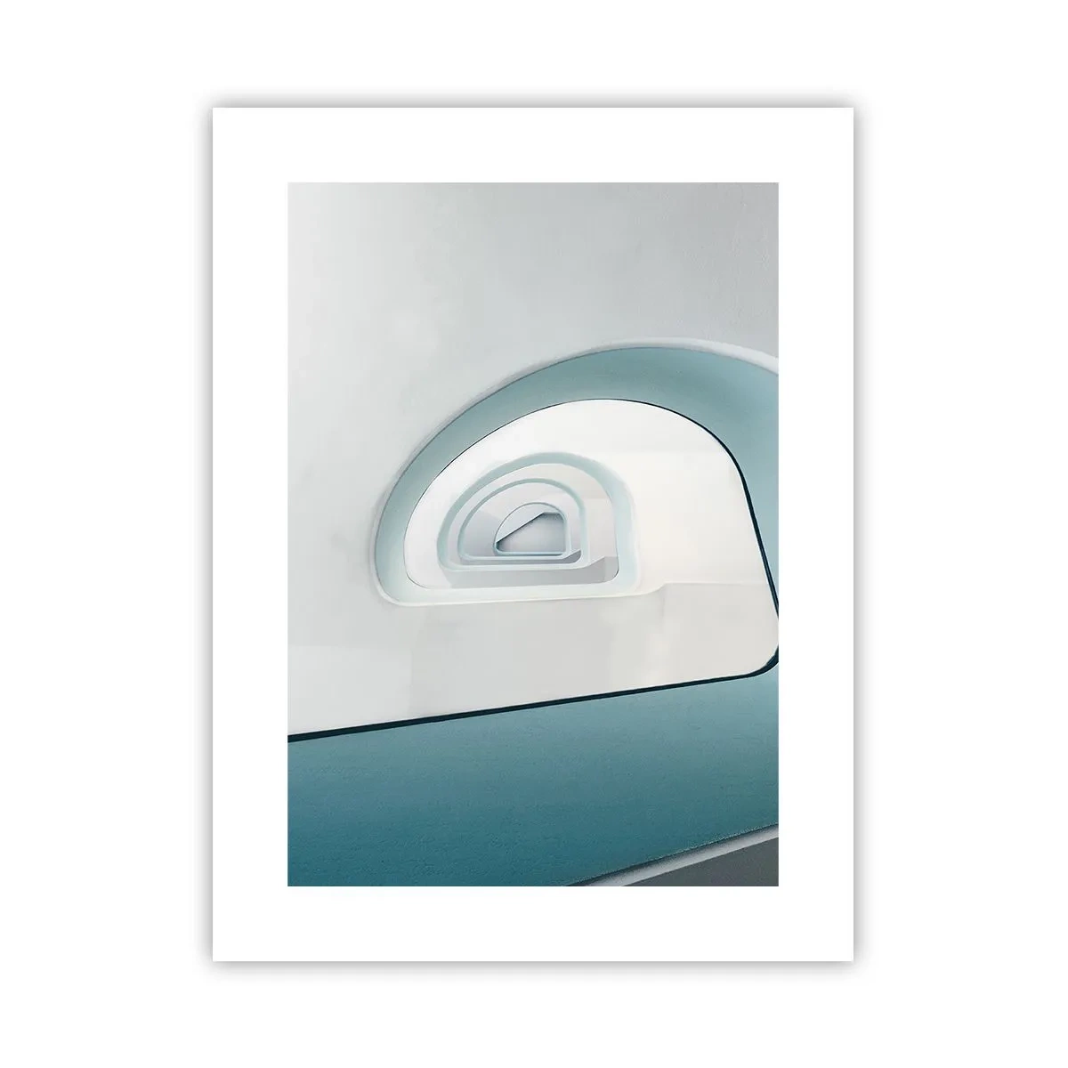 Poster - Bis zum Ende des Blaus - 30x40 cm