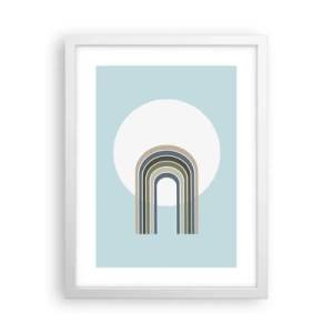 Poster in einem weißen Rahmen - Unwiderstehliche Anziehungskraft - 30x40 cm