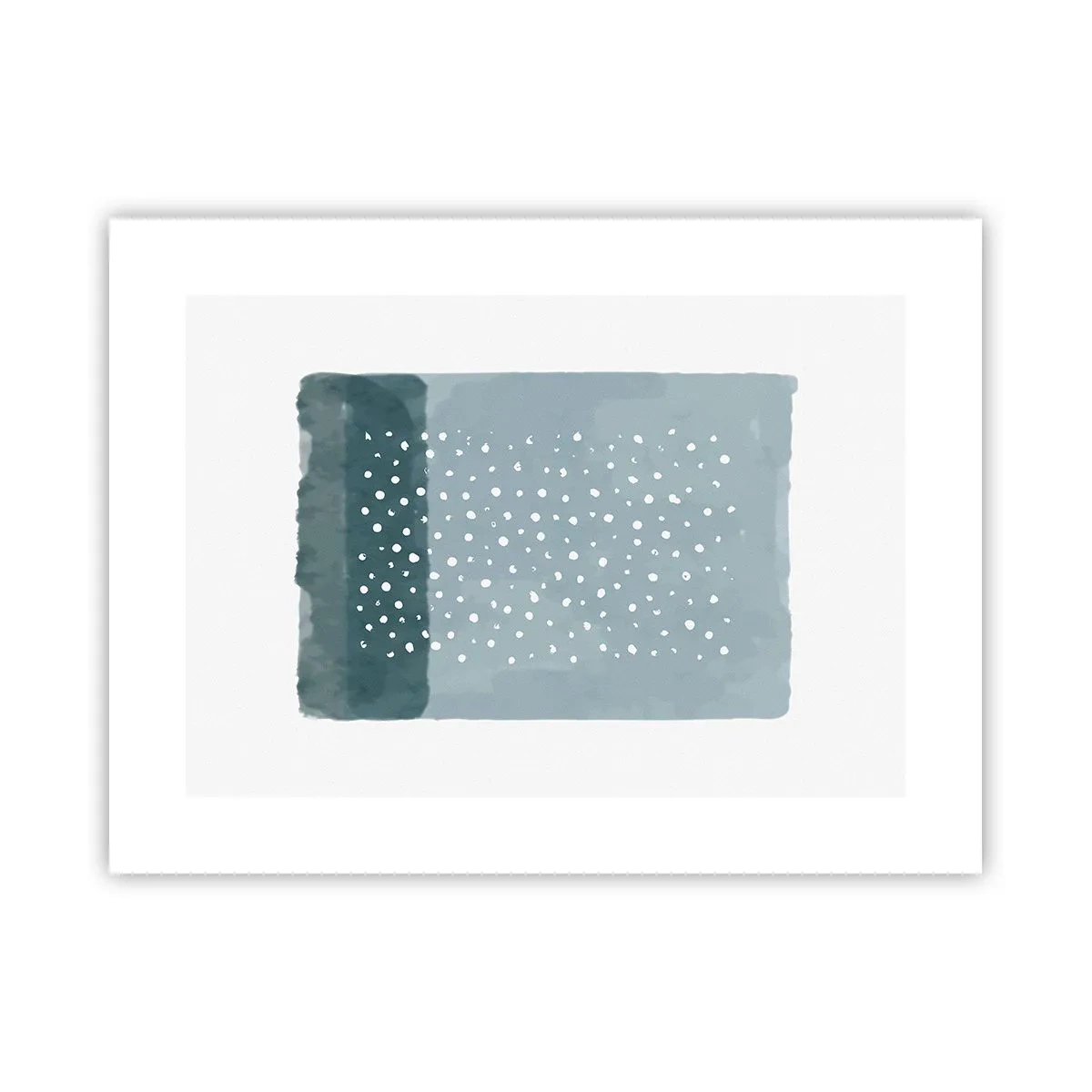 Poster - Auf Blau gewachsen - 40x30 cm