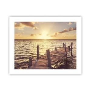 Poster - Das goldene Land der Sanftmut - 50x40 cm