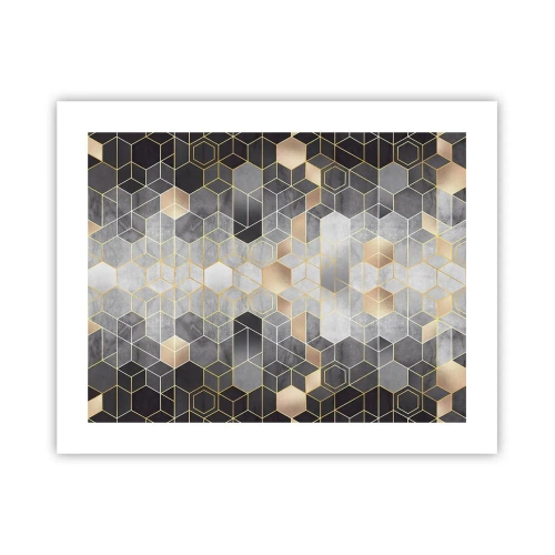 Poster - Diamant-Komposition - 50x40 cm