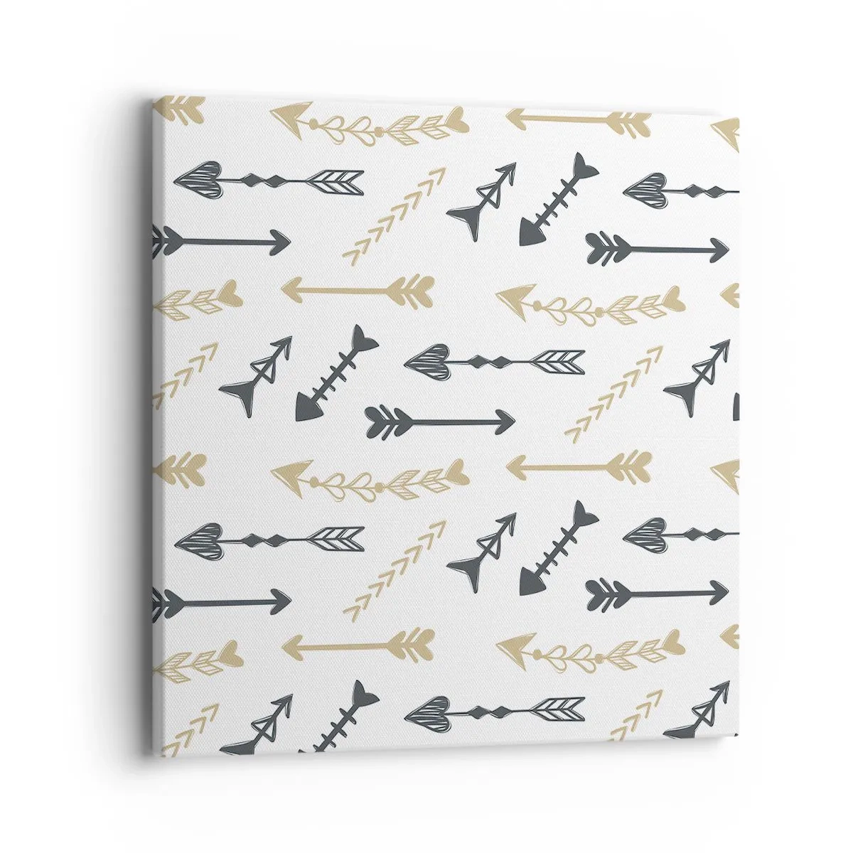 Bild auf Leinwand - Leinwandbild - Der Traum des Bogenschützen - 40x40 cm