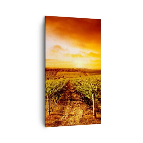 Bild auf Leinwand - Leinwandbild - Leicht fruchtig mit einem Hauch Sonnenschein - 45x80 cm