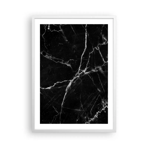 Poster in einem weißen Rahmen - Geheimleben des Steins - 50x70 cm