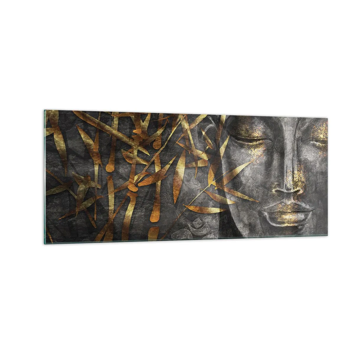 Glasbild - Bild auf glas - Fühle den Frieden - 100x40 cm