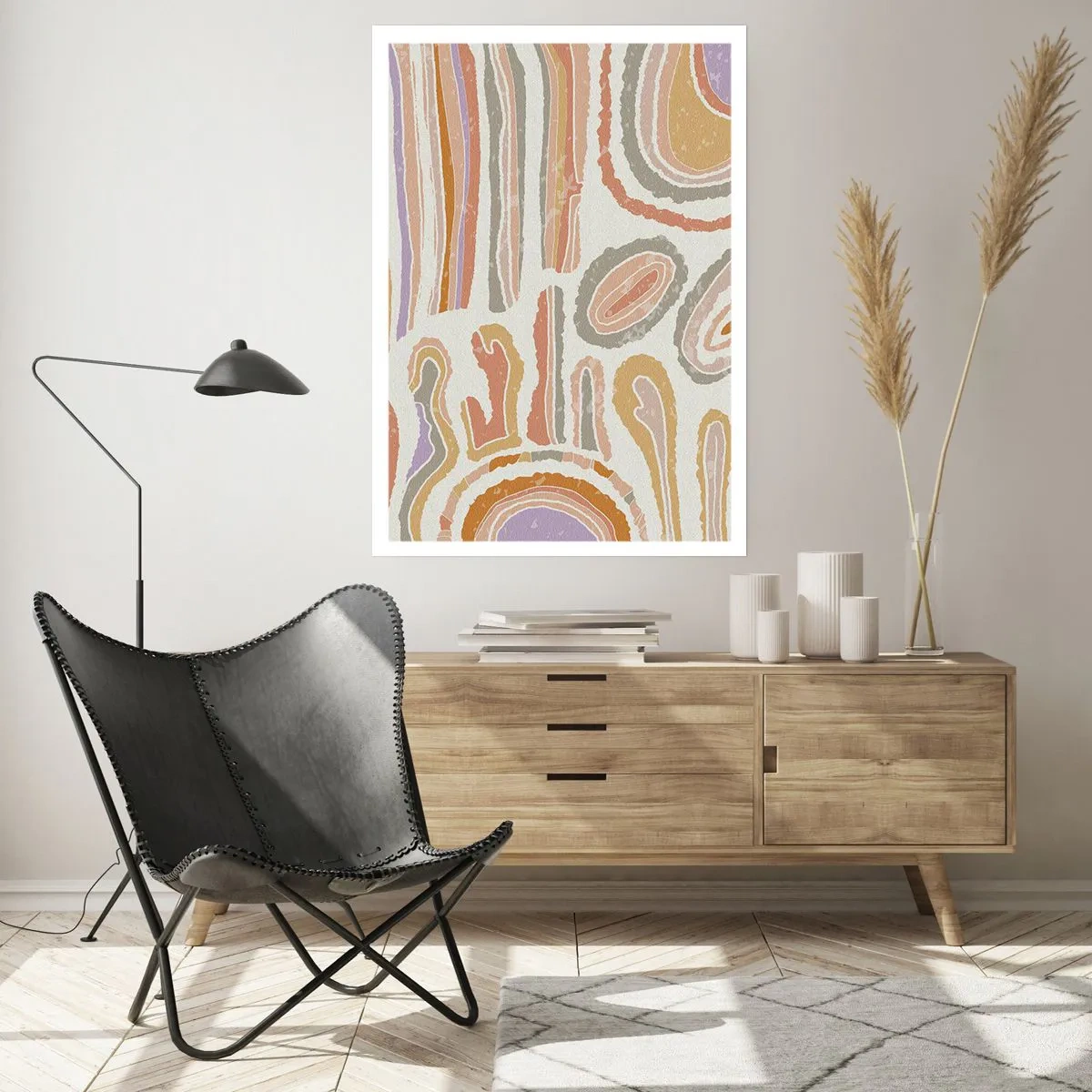 Poster - Bunte Querschnitte - 70x100 cm