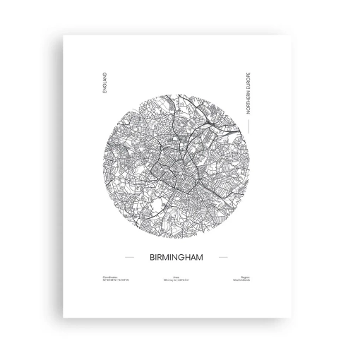 Poster - Anatomie von Birmingham - 40x50 cm