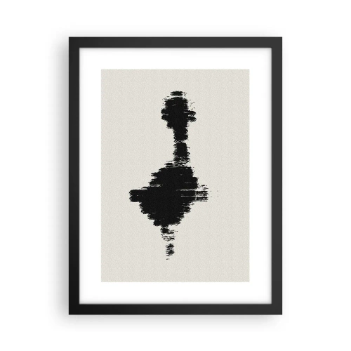 Poster in einem schwarzem Rahmen - Schwingungen der Fantasie - 30x40 cm