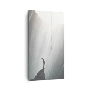 Bild auf Leinwand - Leinwandbild - Es gibt immer einen Ausweg - 45x80 cm