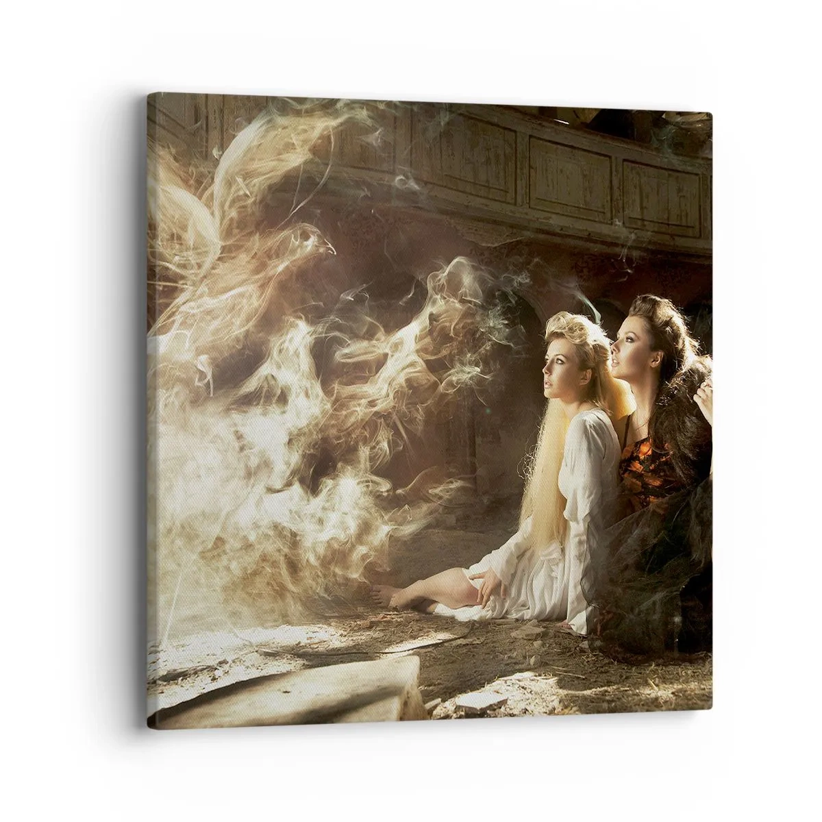 Bild auf Leinwand - Leinwandbild - Und es gab Poesie - 40x40 cm