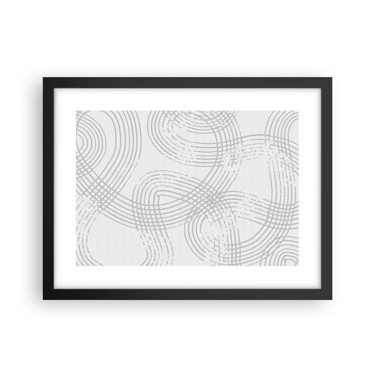 Poster in einem schwarzem Rahmen - Es gibt keinen einfachen Weg - 40x30 cm