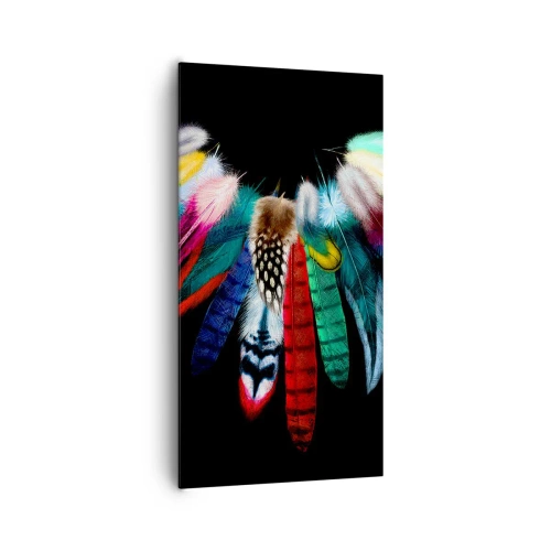 Bild auf Leinwand - Leinwandbild - Indische Halskette - 65x120 cm