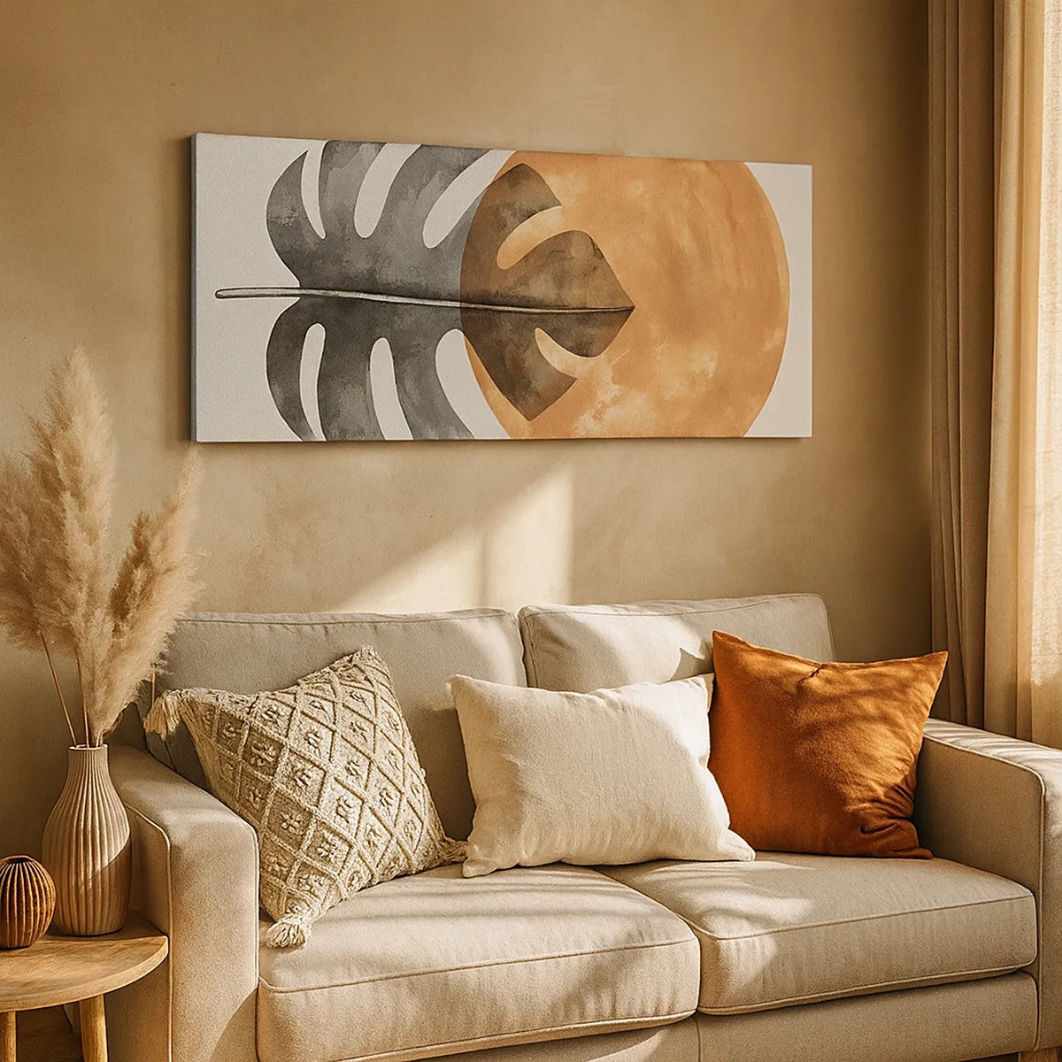 Bild auf Leinwand - Leinwandbild - Immer die Sonne - 30x30 cm