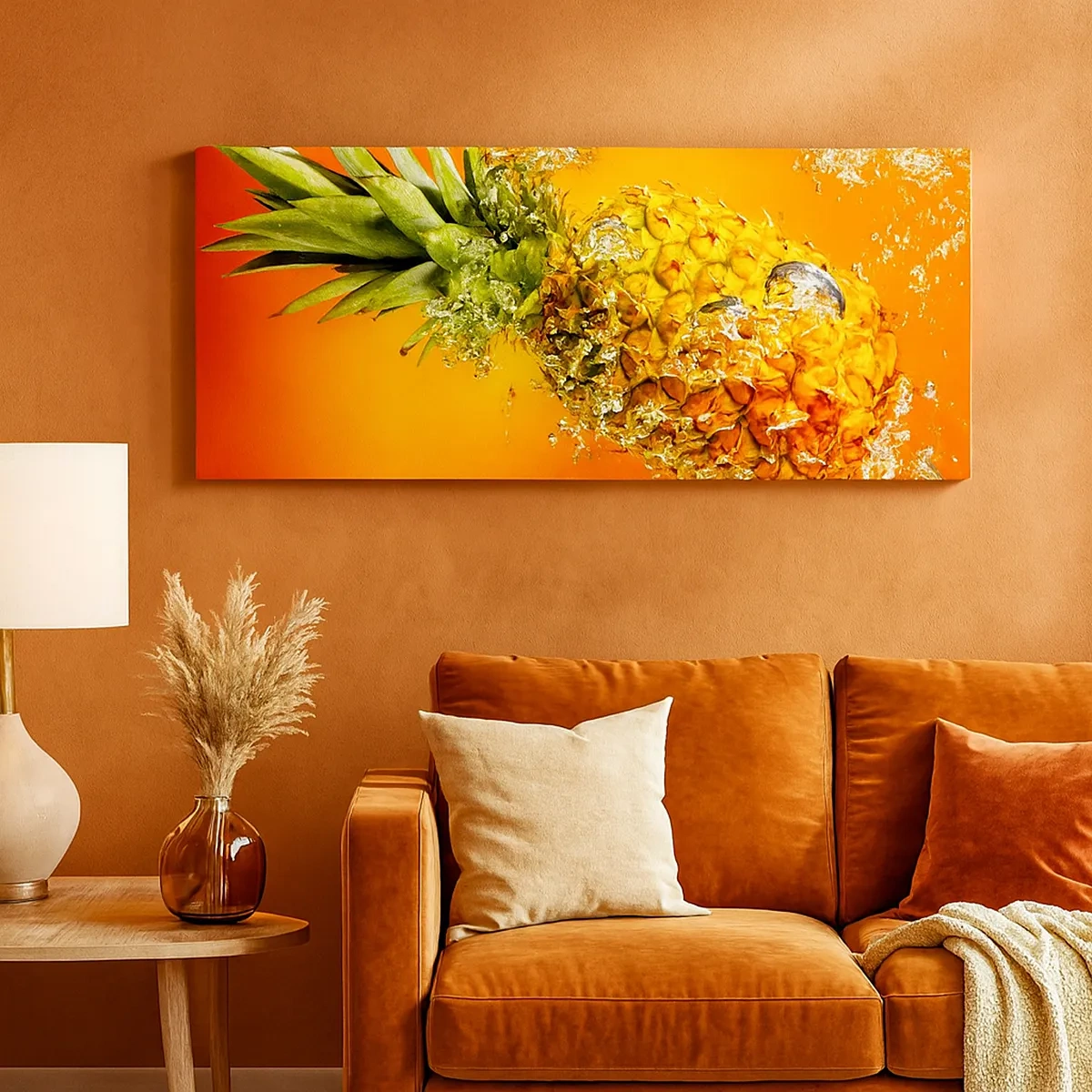 Bild auf Leinwand - Leinwandbild - Tropisch saftige Frische - 30x30 cm