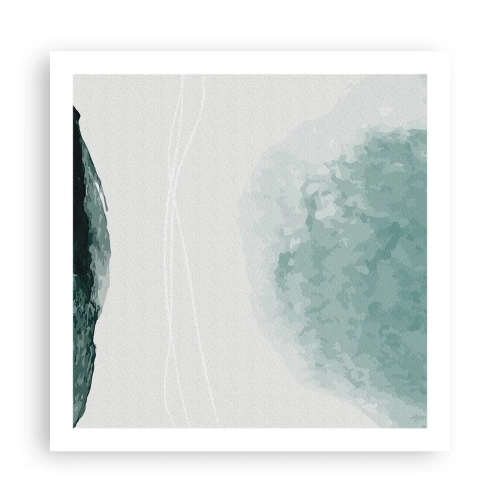 Poster - Begegnung mit Nebel - 60x60 cm