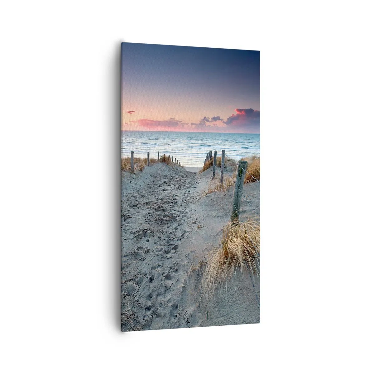 Bild auf Leinwand - Leinwandbild - Du hast einen Regenbogen aus strahlendem Licht verschüttet ... - 65x120 cm