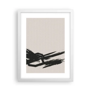 Poster in einem weißen Rahmen - Unaufhaltsamer Trieb - 30x40 cm