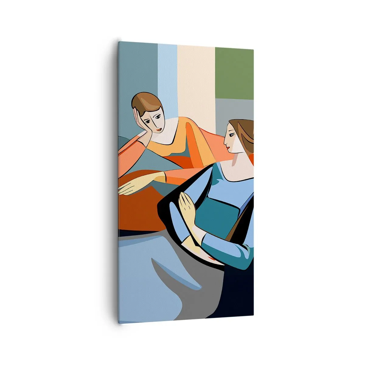 Bild auf Leinwand - Leinwandbild - Moment der Zuversicht - 65x120 cm