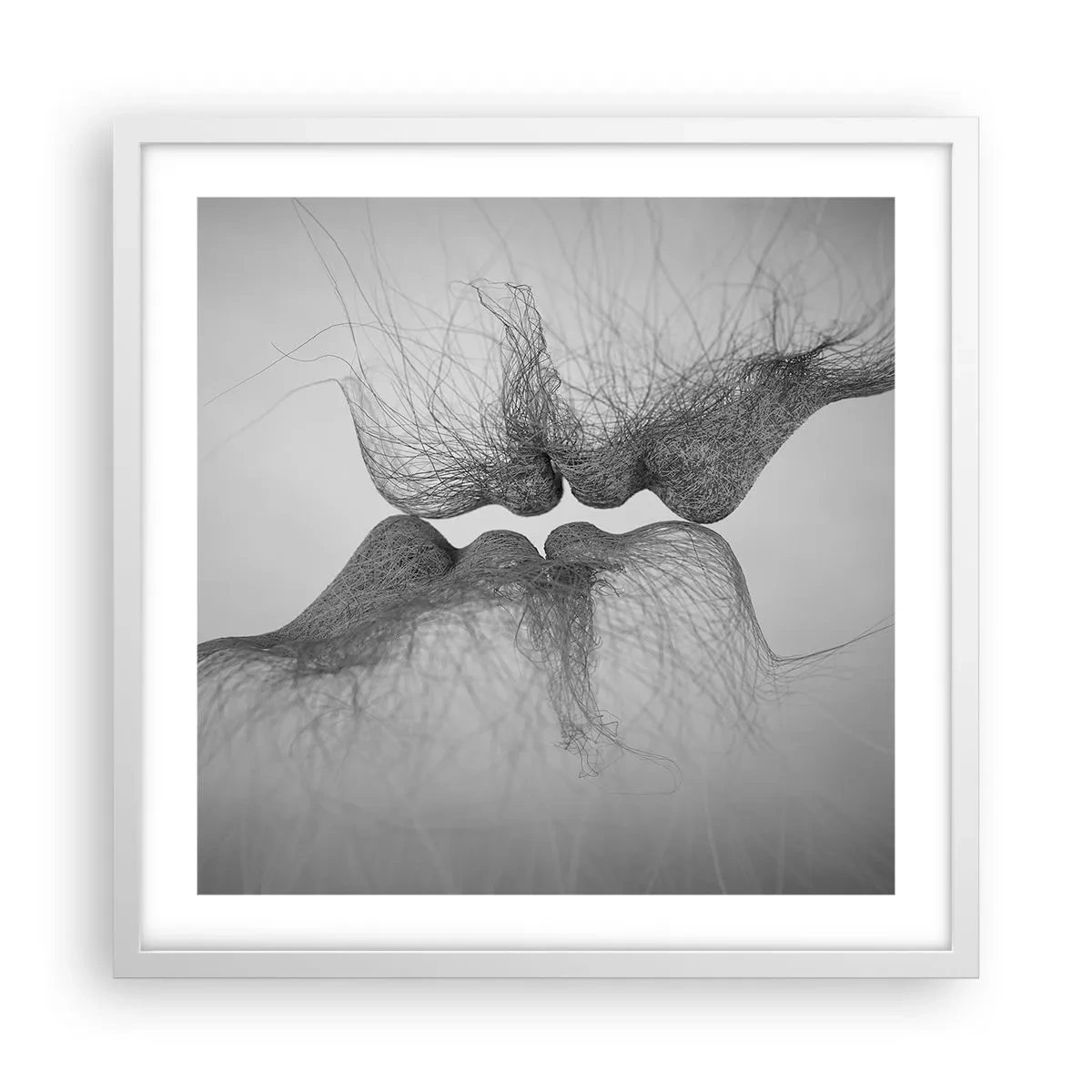 Poster in einem weißen Rahmen - Kuss des Windes - 50x50 cm