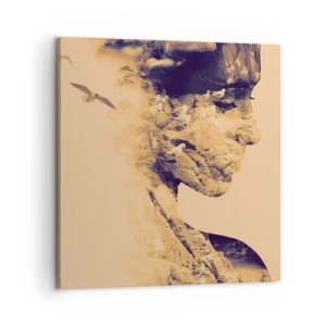 Bild auf Leinwand - Leinwandbild - Von Natur aus schön - 60x60 cm