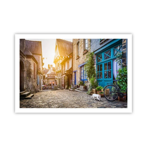 Poster - Der weiße Geist der Stadt - 91x61 cm