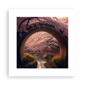 Poster - Japanischer Frühling - 30x30 cm