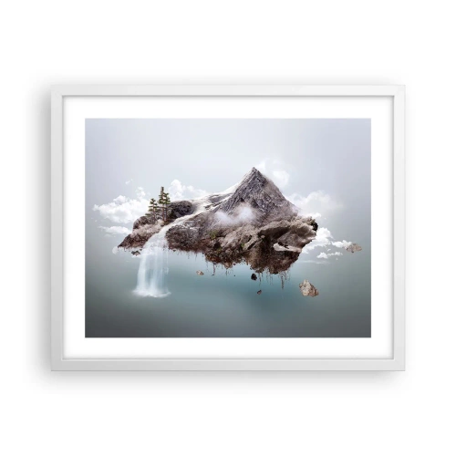 Poster in einem weißen Rahmen - Mit dem Auge eines Surrealisten - 50x40 cm