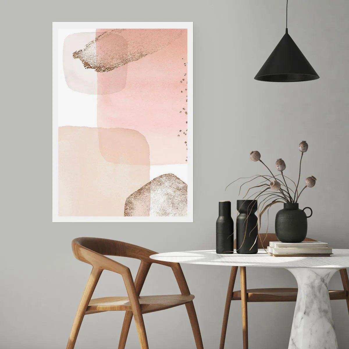 Poster - Ein Blick durch die Farbe - 70x100 cm